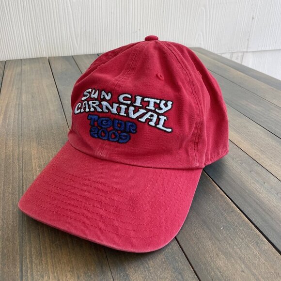 Twins Enterprise Other - Vintage 2009 Kenny Chesney Sun City Carnival Strapback Red Cap Hat NWT (H6)